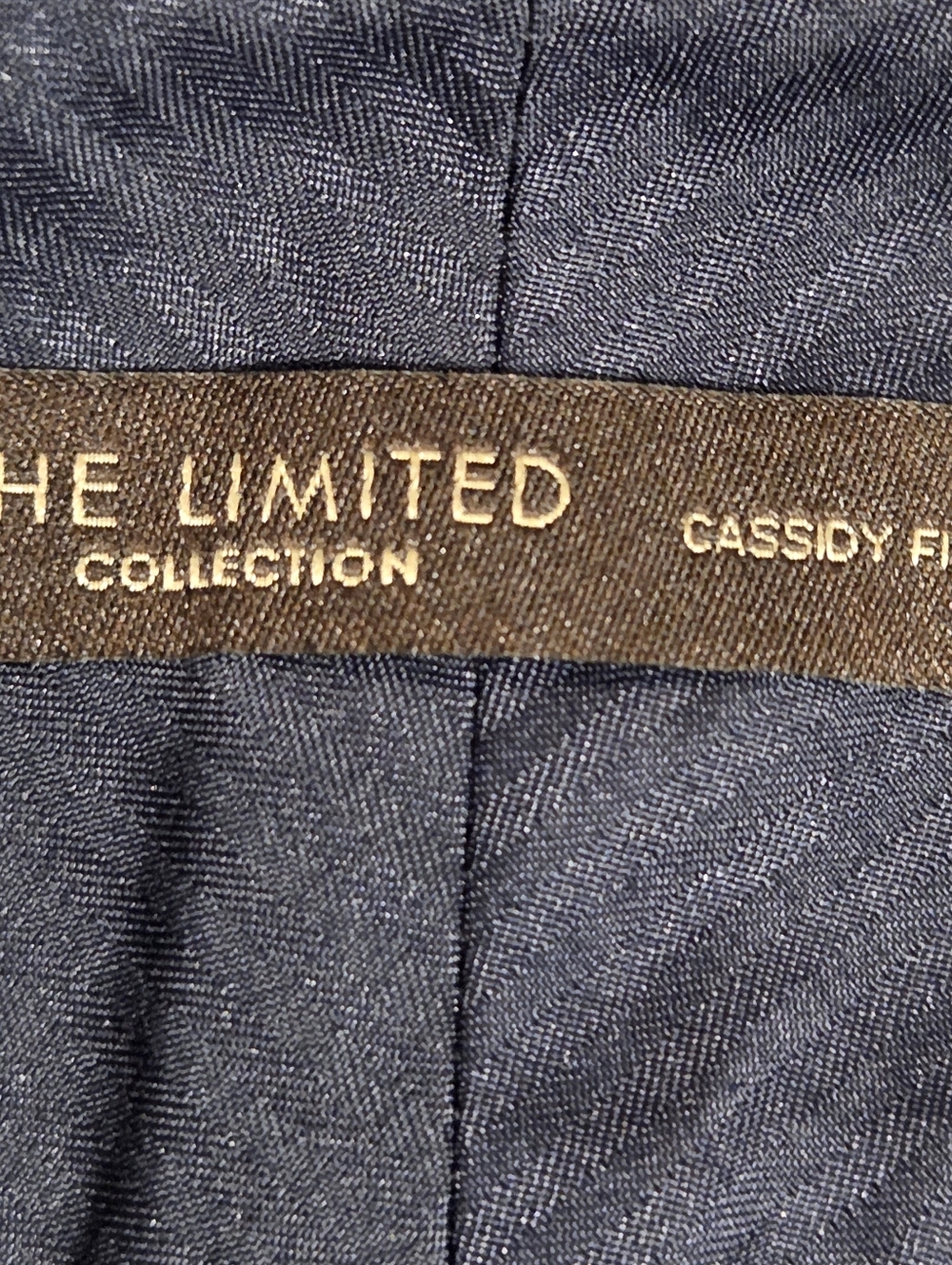 The Limited Pants Womens 8R Navy Cassidy Fit Wide-Leg Dress Work Stretch - Picture 5 of 6
